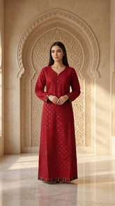 فستان فاخر ميدنايت فاين | أورجانزا قطن